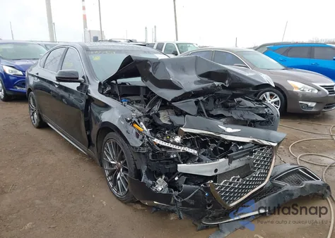 2019 Genesis G80 3.3T Sport from USA, damaged, VIN KMTFN4JB9KU321079